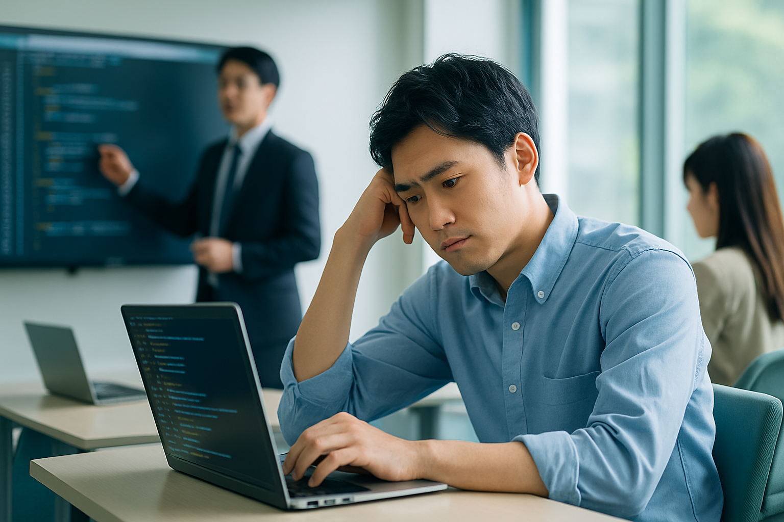 未経験SE研修でついていけない時の対策と克服法